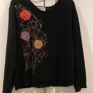 Abstract Art Pullover Sweater-Sizr L